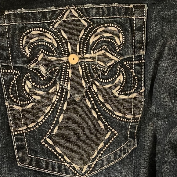 Men's Affliction Distressed Jeans - Picture 4 of 4